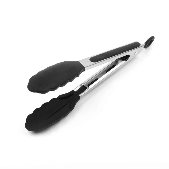 Kilitlenebilir Metal Saplı Silikon Maşa - 2