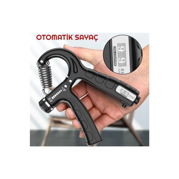 Dirençli El Yayı 40 Kğ Direnç Ayarlı SİYAH - 4