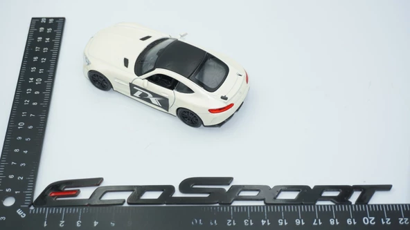 DK Tuning Ecosport Bagaj Siyah ABS Yazı Logo Ford İle Uyumlu - 3