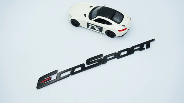 DK Tuning Ecosport Bagaj Siyah ABS Yazı Logo Ford İle Uyumlu - 4