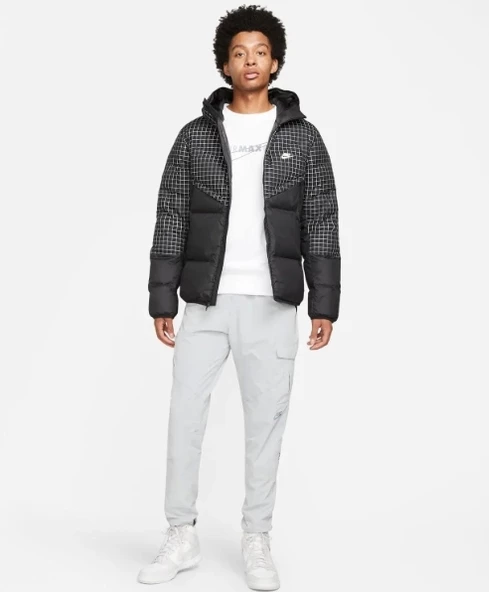 Nike M Nsw Sf Windrunner Hd Jkt Mont - 4