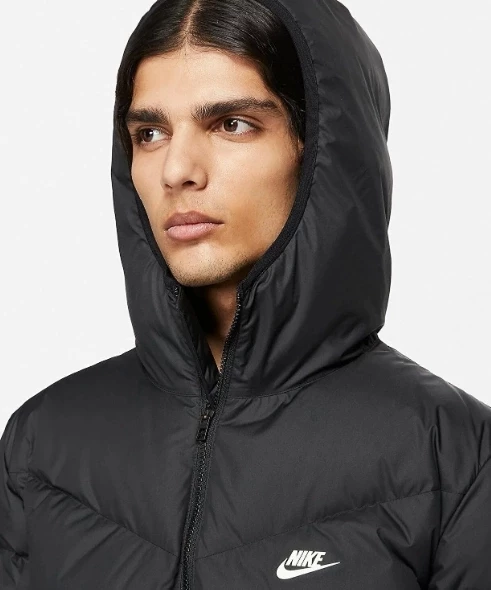 Nike M Nsw Sf Windrunner Hd Jkt Siyah Mont - 4