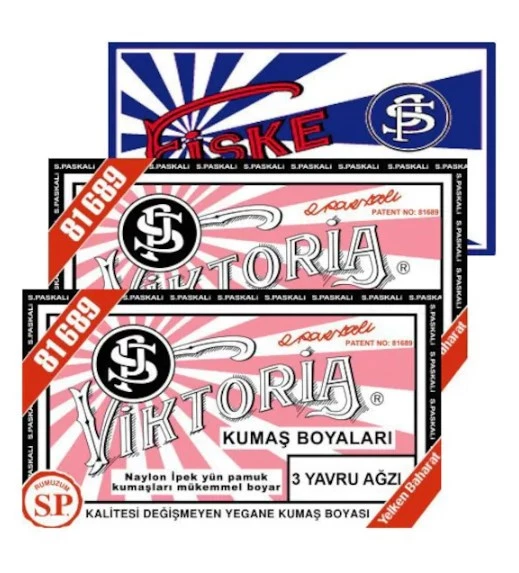 Viktoria Kumaş Boyası Yavruağzı 2Pk+Fiske Sabitleme 1Pk ürün görseli 1