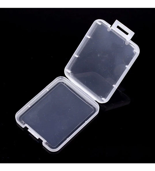 Compact Flash - CF Hafıza Kartı Koruma Kutusu Şeffaf