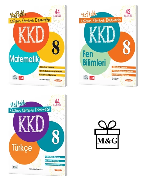 LGS 8.Sınıf KKD Matematik Fen Bilimleri ve Türkçe Deneme