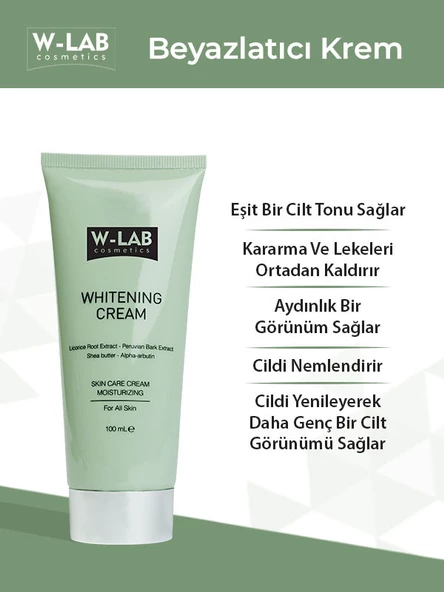 W-Lab Beyazlatıcı Krem 100 ML