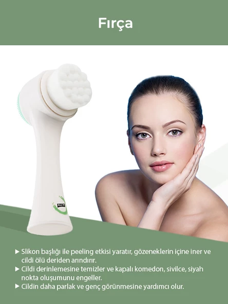 W-Lab Kozmetik Yüz Temizleme Fırçası - 3