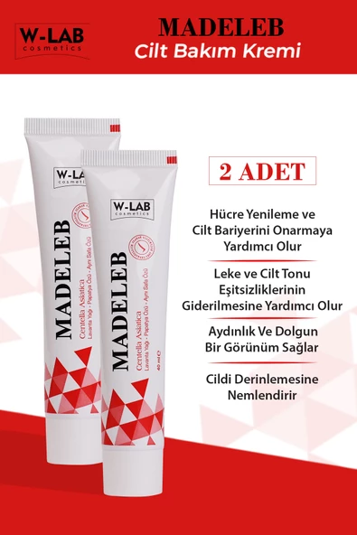 W-Lab Madeleb 2 li Krem Set