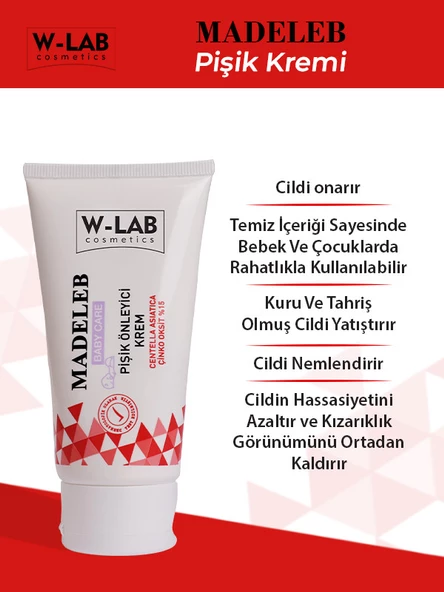 W Lab Madeleb Pişik Önleyici Krem 75 ML