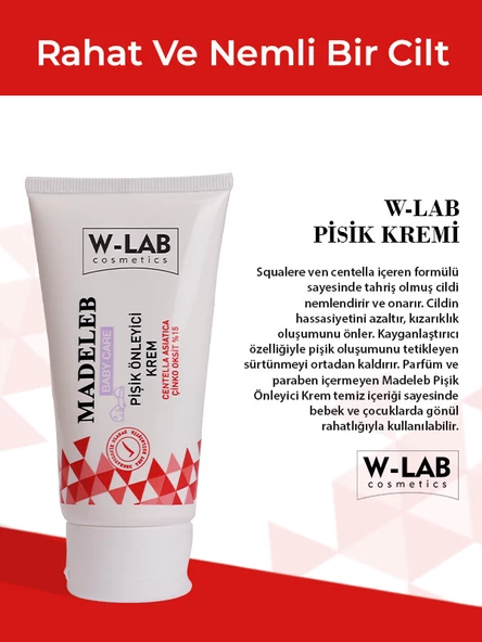 W Lab Madeleb Pişik Önleyici Krem 75 ML - 2
