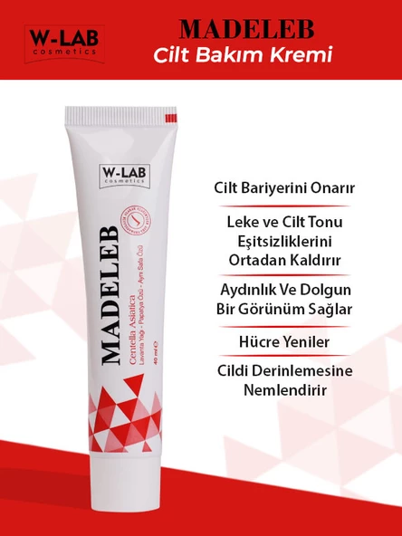 W-Lab Madeleb Cilt Yenileyici Krem 40 ML