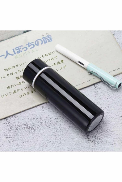 Kişiye Özel Termos 304 Paslanmaz Çelik Çift Katman 150 Ml Cep Tipi Mini Ufak Termos -523 - 2