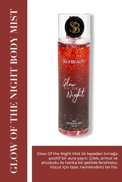 Selin Beauty Glow Of The Night Body Mist 200 ML