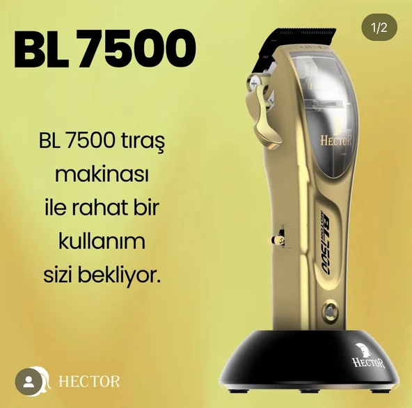 Hector BL-7500 Gold Tıraş Makinesi