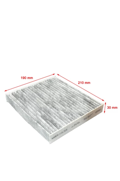 Lexus LS F3,F4,F5 2000 ve Sonrası Karbonlu Polen Filtresi - Resim 2