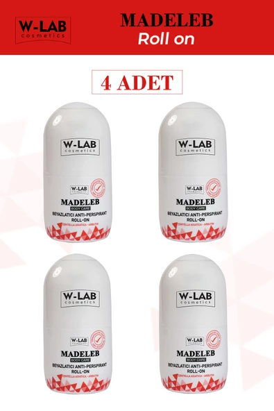 W-Lab Madeleb Roll On 4 lü Set