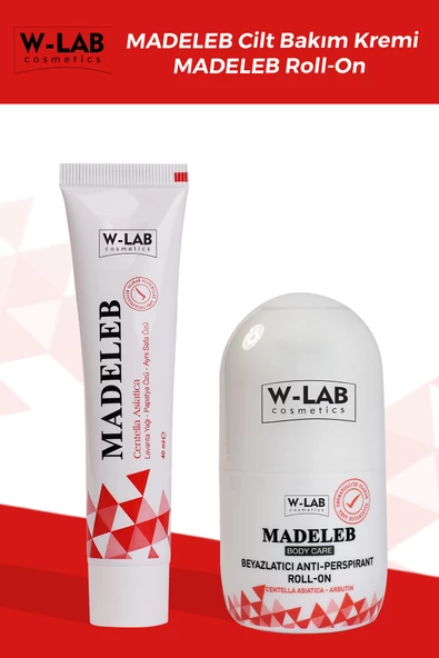 W Lab Madeleb Krem + W Lab Roll On Set