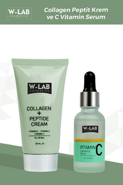 W Lab C Vitaminli Serum + Kolajen Peptit Krem Set