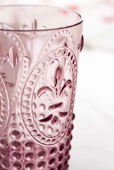 Akrilik Mürdüm Tekli Kısa Bardak & Su Meşrubat Kahve Yanı Bardağı 400 ml ( Cam Değildir ) - 3