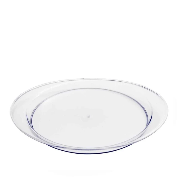Şeffaf Yuvarlak Servis Tepsisi 33 cm