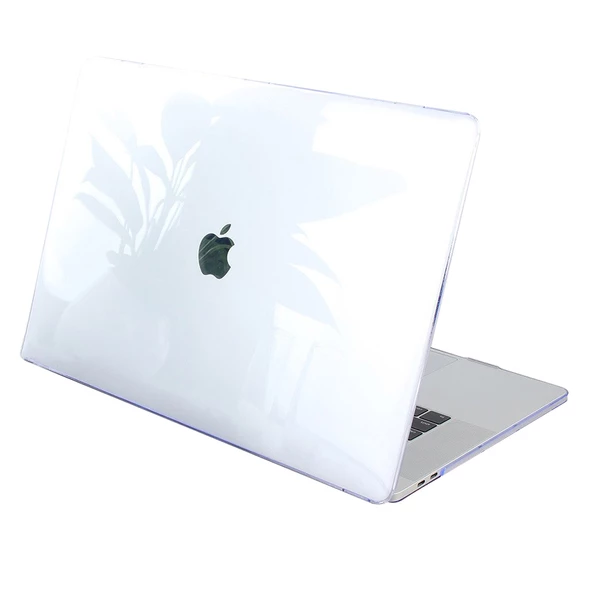 Macbook Air Kılıf 13.6 inç M2-M3-M4 Kristal Parlak (13.6” Air) A2681 A3113 A3240 ile Uyumlu - 4