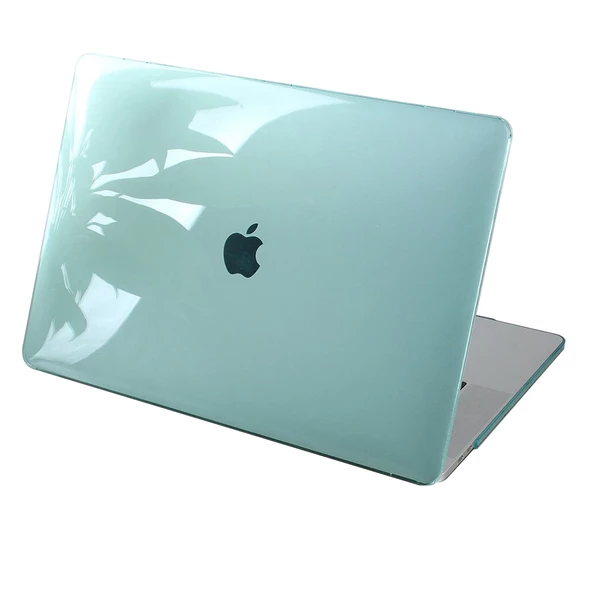Macbook Air Kılıf 13.6 inç M2-M3-M4 Kristal Parlak (13.6” Air) A2681 A3113 A3240 ile Uyumlu - 6
