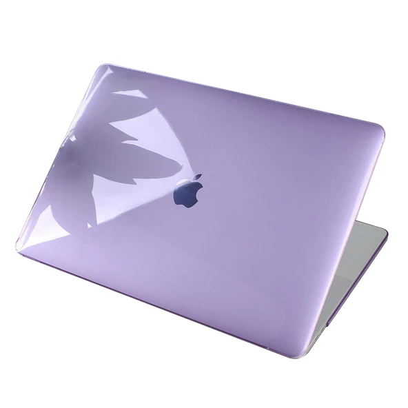 Macbook Air Kılıf 13.6 inç M2-M3-M4 Kristal Parlak (13.6” Air) A2681 A3113 A3240 ile Uyumlu - 7