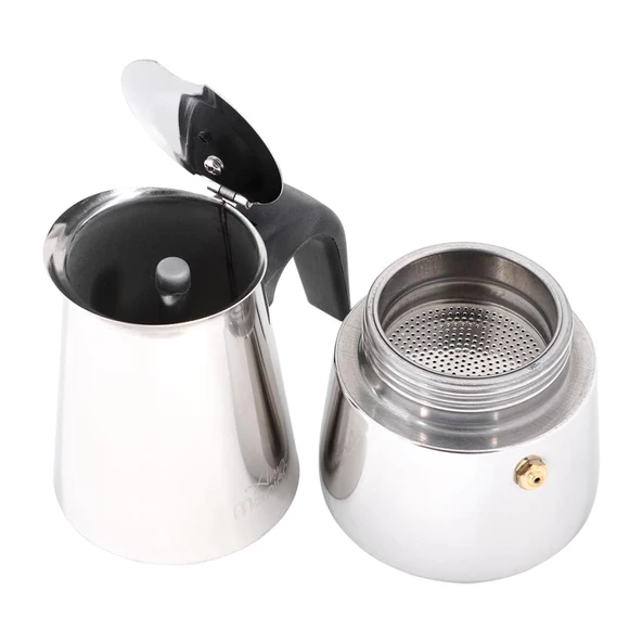 Any Morning Fe001-6 Espresso Kahve Makinesi Paslanmaz Çelik İndüksiyonlu Moka Pot 300 Ml - 6