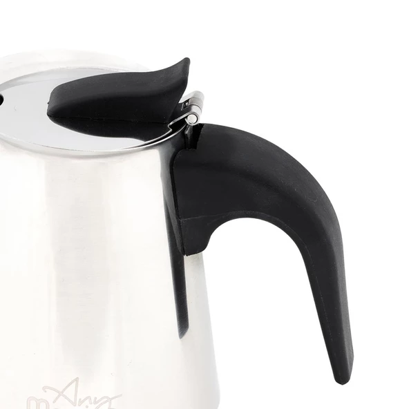 Any Morning Fe001-6 Espresso Kahve Makinesi Paslanmaz Çelik İndüksiyonlu Moka Pot 300 Ml - 7