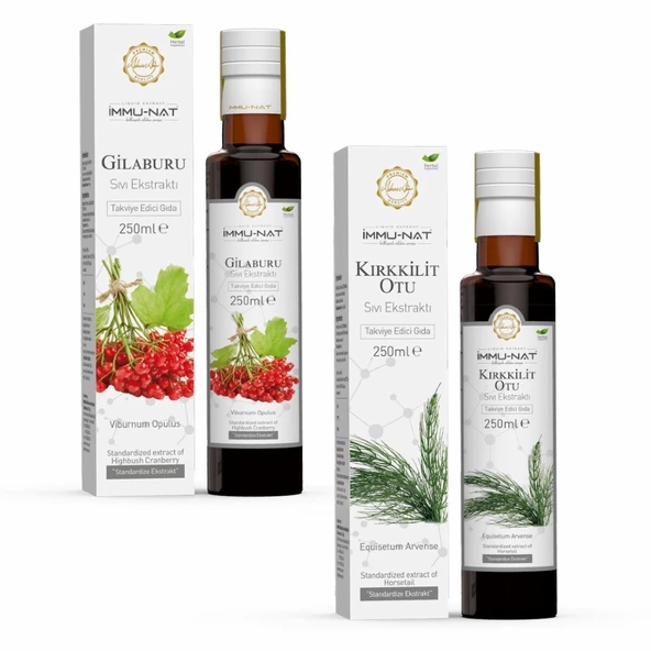 İmmunat Kırkkilit Ekstraktı 250 ml + İmmunat Gilaburu Ekstraktı 250 ml