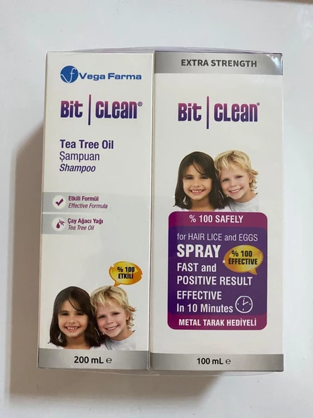 Bit Clean 2li Set 200ml Şampuan+100ml Sprey