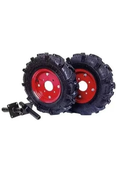 SMK Çapa Teker Takımı +Aks Komple 400x8 Sağ Sol - 2