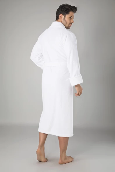 Nuşa Bambo cotton Erkek Bornozu - 2