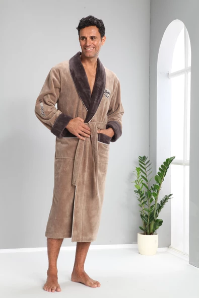 Nuşa SPEED RACİNG Bambo Cotton Erkek Bornozu