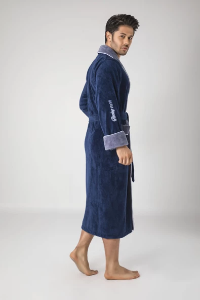 Nuşa SPEED RACİNG Bambo Cotton Erkek Bornozu - Resim 4