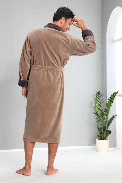 Nuşa SPEED RACİNG Bambo Cotton Erkek Bornozu - Resim 2