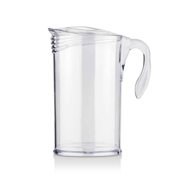 Akrilik 2 Lt Şeffaf Sürahi (Buzdolabı Kapak Rafına Sığar)