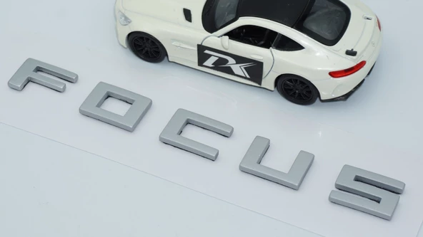 DK Tuning Ford Focus MK4 Yeni Model Bagaj 3M 3D Gri ABS Logo Amblem - Resim 4