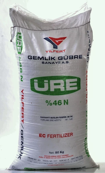 Gemlik ÜRE %46 Azot Gübresi 50 Kg.