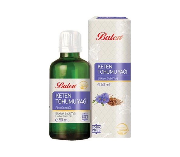 Balen Keten Tohumu Yağı 50 Ml