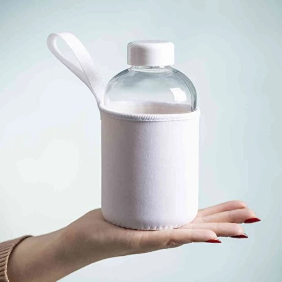 Boomug Neopren Kılıflı Cam Matara 600 ml Yeşil - 3