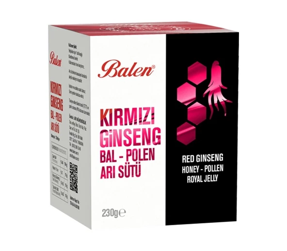 Balen Bal & Polen & Ginseng & Arı Sütü Karışımı 230 G