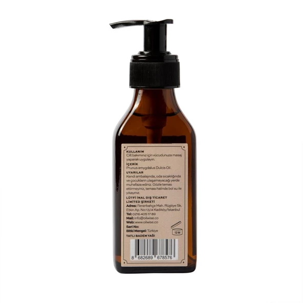 Oilwise Tatlı Badem Yağı 100 ml - 3