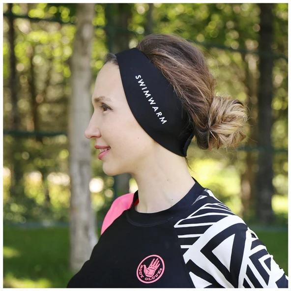 Owli Swimwarm Kulak Koruyucu Siyah Yetişkin - 2