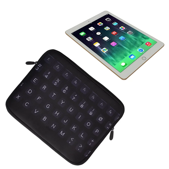 Nektar Neopren Tablet Kılıfı Siyah Klavye - 3