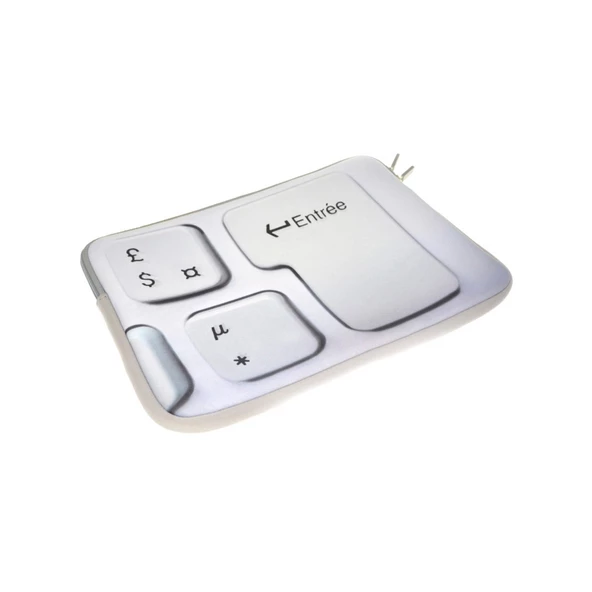 Nektar Neopren Tablet Kılıfı Gri Klavye - 3