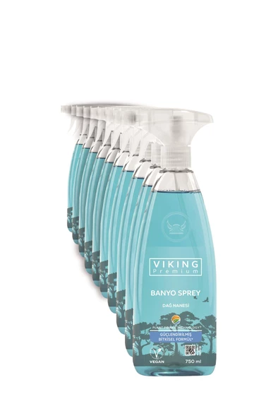 Viking Banyo Spreyi Dağ Nanesi 750 Ml 10 Adet