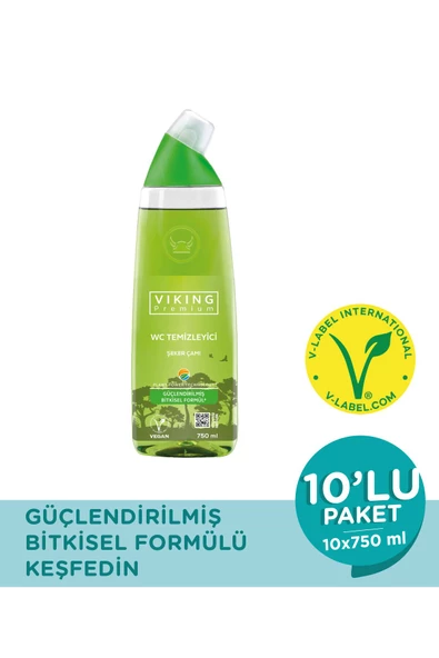 Viking Wc Temizleyici Şeker Çamı 750 Ml 10 adet