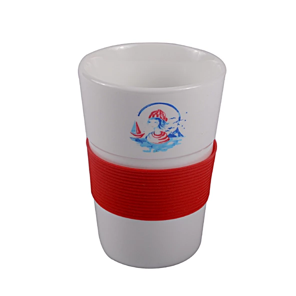 Anemoss Denizci Kız Seramik Mug Silikon Bantlı - 6