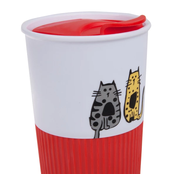 Biggdesign Cats 450 Ml Plastik Mug - 7